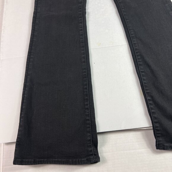 American Eagle Jeans Womens 29x32* Low Rise Skinny Kick Boot Black Denim Tag 4 L - Picture 6 of 16